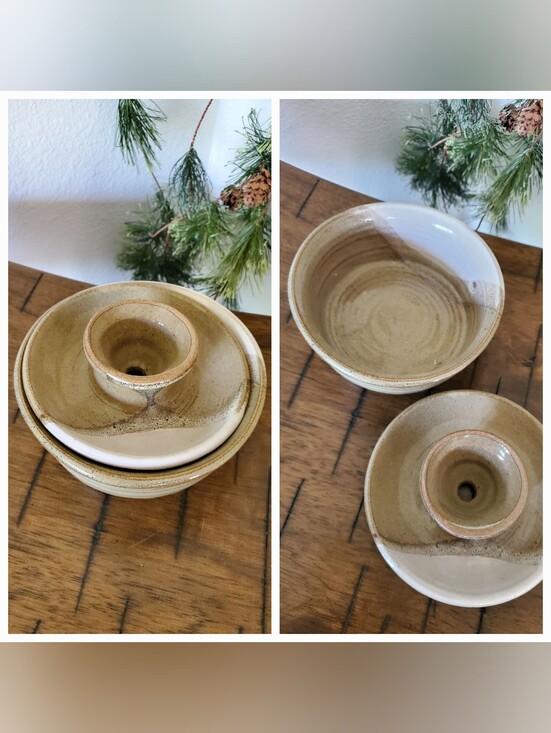 Other - Hand Thrown Studio Pottery Game Hen Garlic Herb Roaster Planter Jewelry Holder